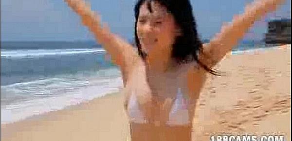 Mizuki Hoshina Beach  non nude